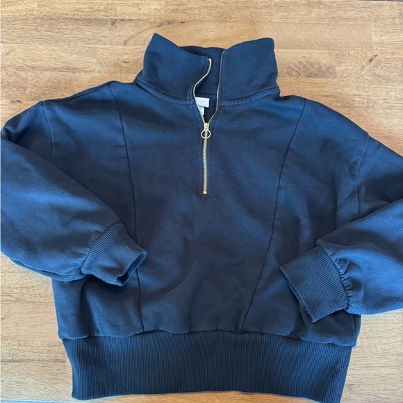 a new day Tops - A New Day Quarter Zip Sweatshirt- L